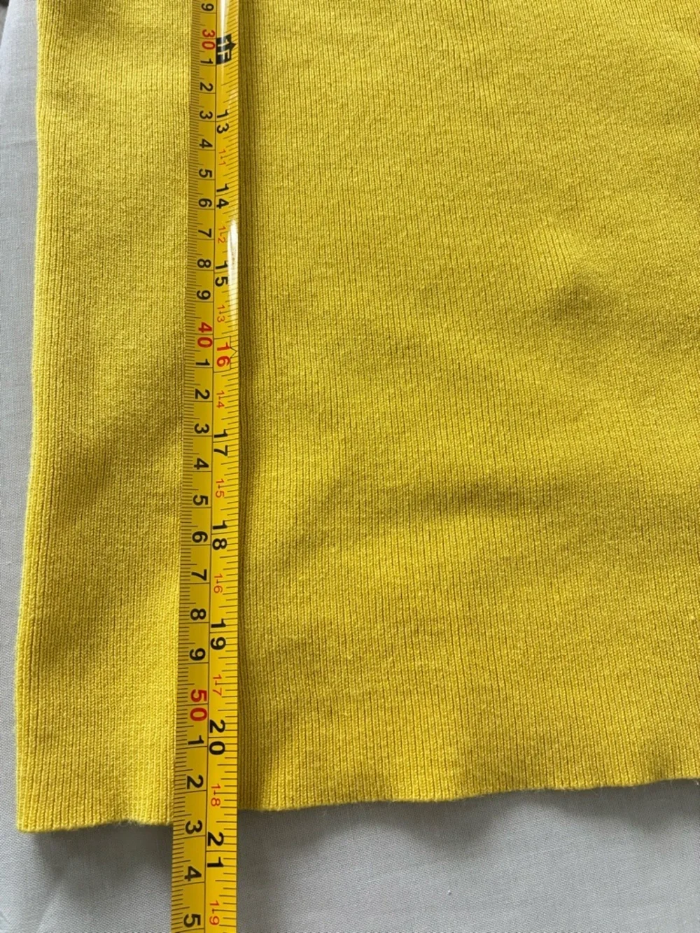 Maeve Anthropologie Women's Arlowe Bell-Sleeve Yellow Mock-Neck Sweater